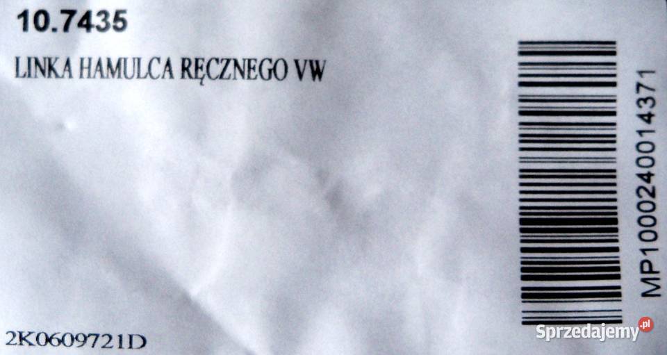 Linka hamulca ręcznego VW Cofle 92107435 Nowy Dwór Mazowiecki