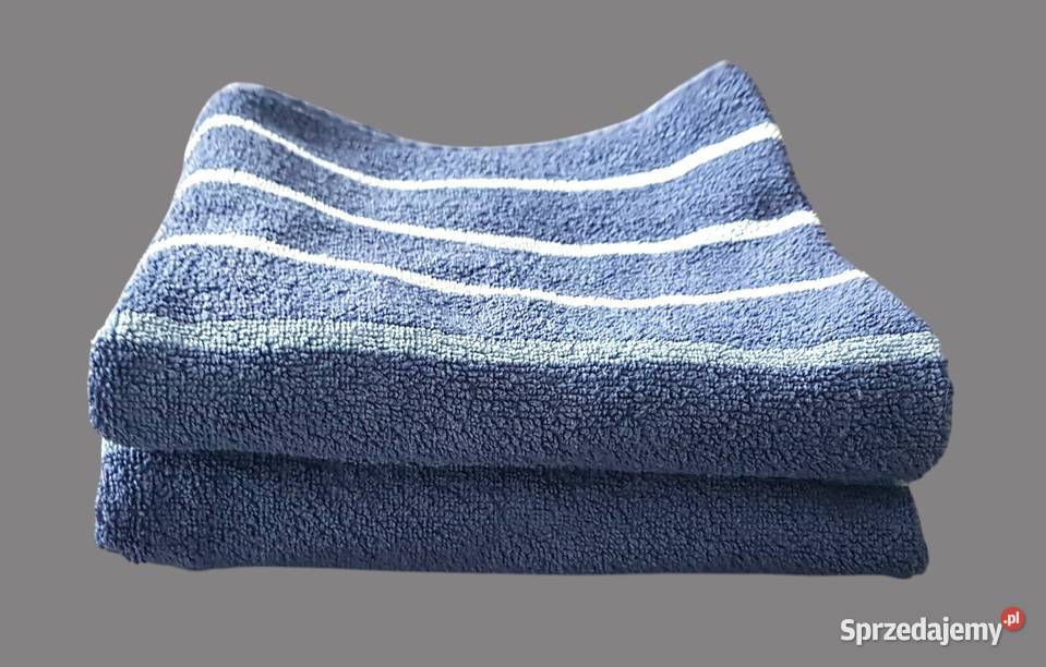 Ręcznik kąpielowy bawełniany Bruno Banani niebieski Pozostałe Chrzanów sprzedam