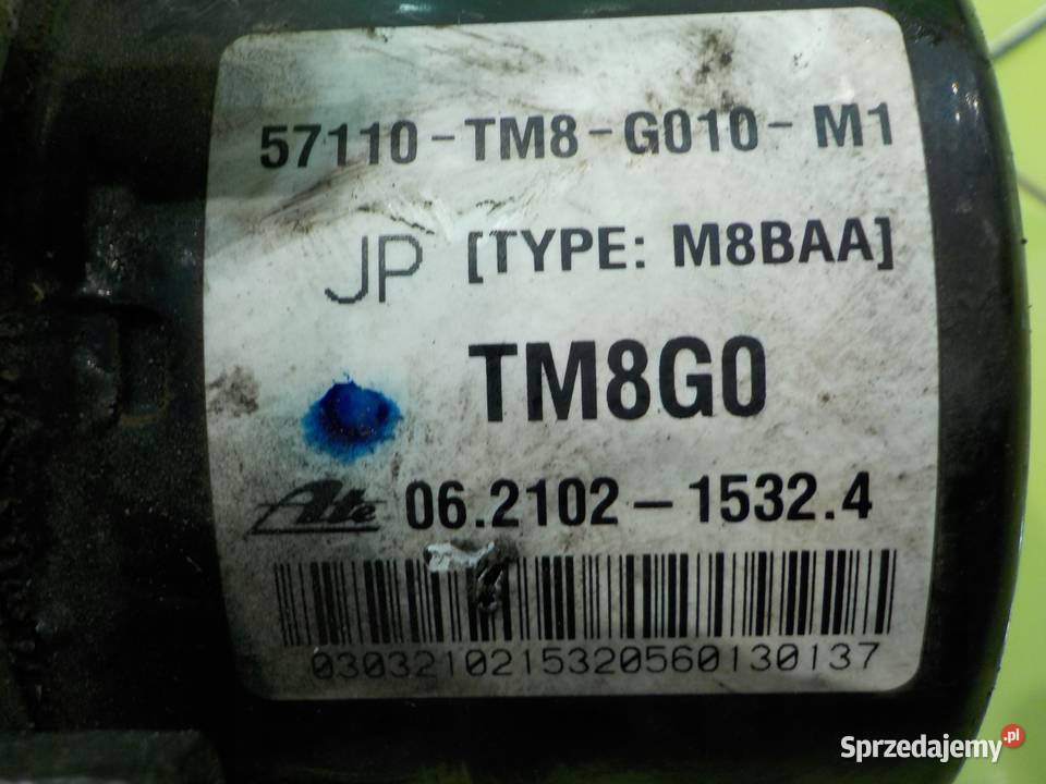 HONDA INSIGHT II 13 IMA 10r 5D pompa ABS mazowieckie Suków