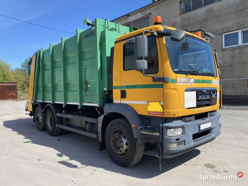 MAN TGM 26290 śmieciarka podwozie 6x2 Ekocel XLS świętokrzyskie