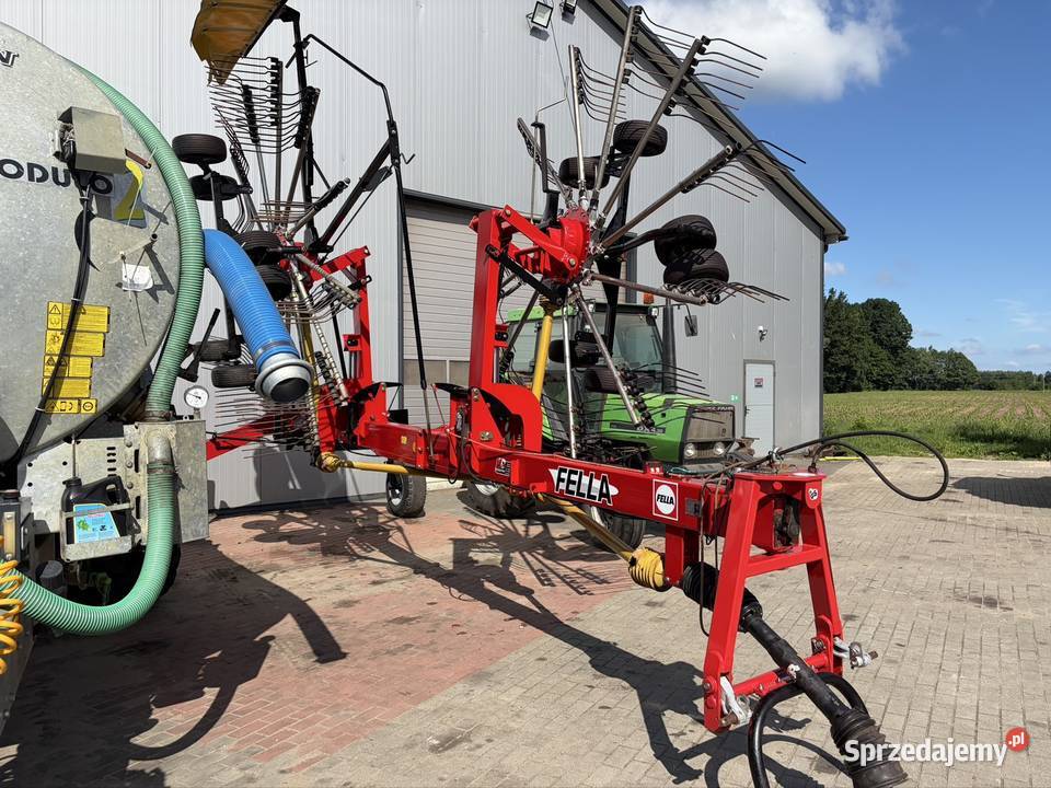 Zgrabiarka 2 karuzelowa Fella TS 1603 do boku 1 Zgrabiarki i przetrząsacze sprzedam