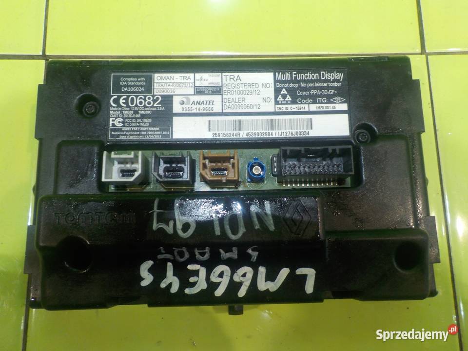 SMART FORFOUR II 10 B 16r 5D wyswietlacz