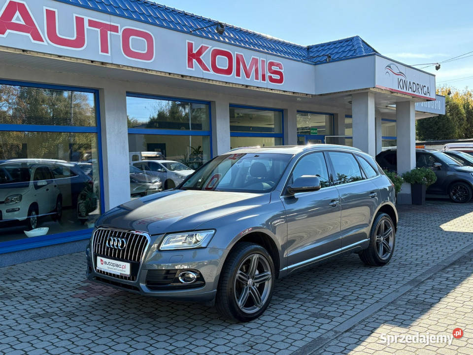 Audi Q5 Full LED Kamera Panorama Pełny serwis 8R elektrycznie ustawiane fotele Q5 śląskie