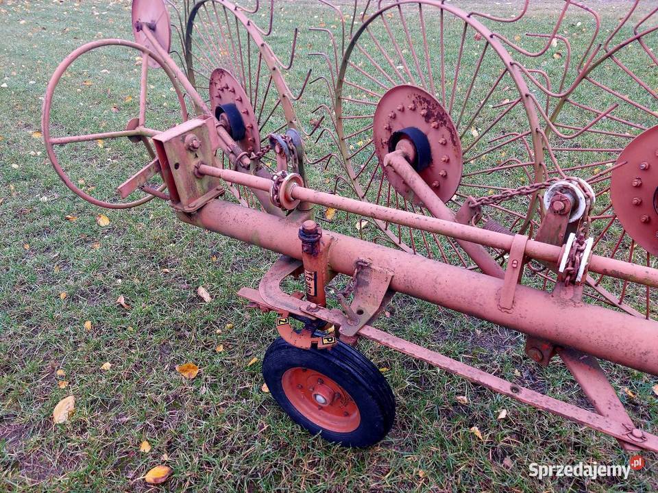 Zgrabiarka 5 gwiazdowa Agromet przewracarka nieuszkodzony Zgrabiarki i przetrząsacze podlaskie Kleszczele