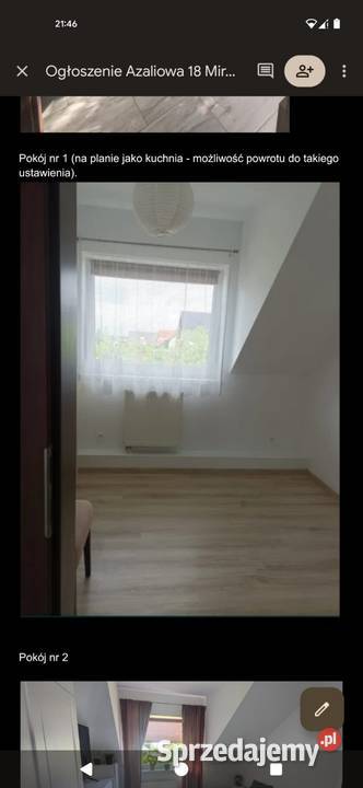 Mieszkanie 100m2 z ogrodem 350m2 Mirków