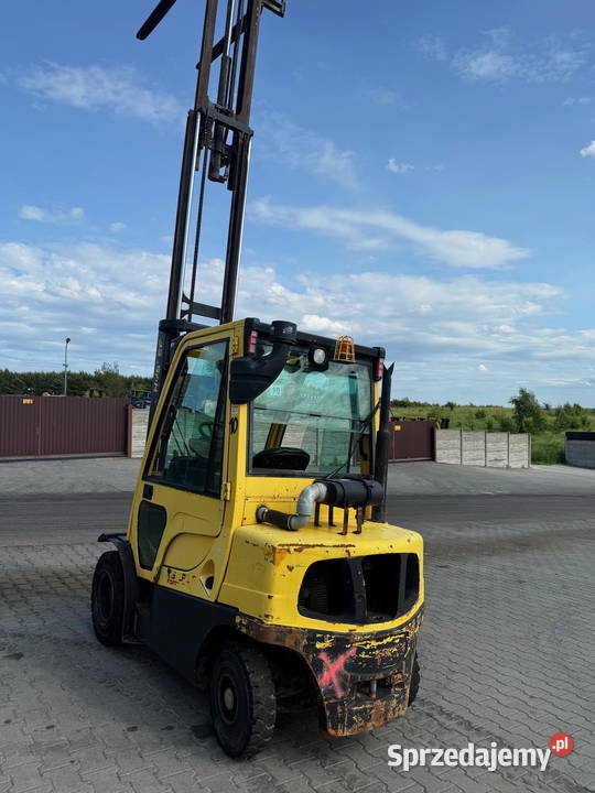 wózek widłowy HYSTER H25FT diesel Yanmar Triplex łódzkie Działoszyn