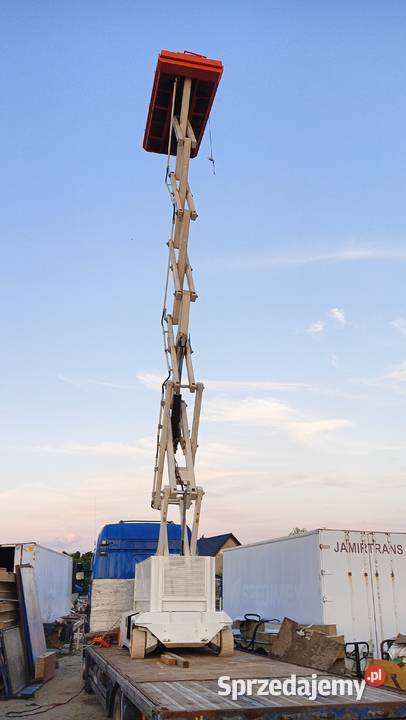 Zwyżka nożycowy 15m zamiana Pozostałe świętokrzyskie Bieliny