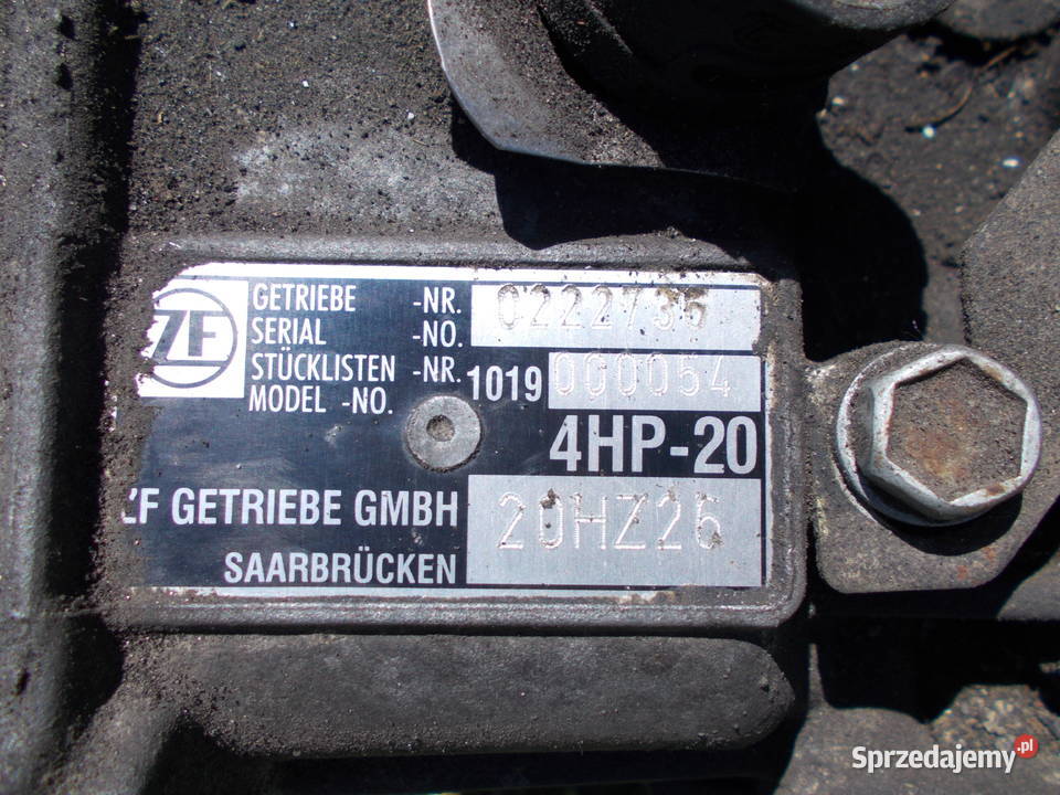 citroen C5 30 V6 skrzynia automat 4HP20 20HZ26 osobowe Zamość