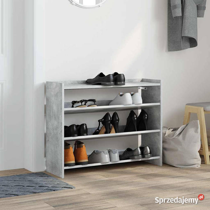 Półka na buty betonowa szarość 80x25x615 Warszawa