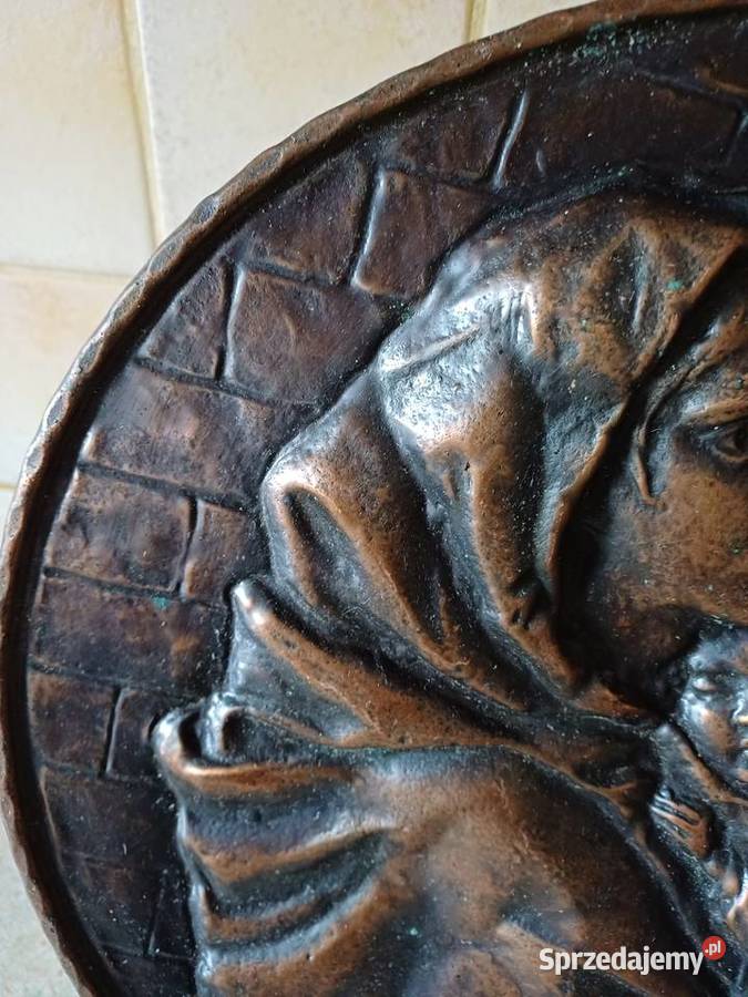 vintage relief miedziany Pozostałe Nowy Targ