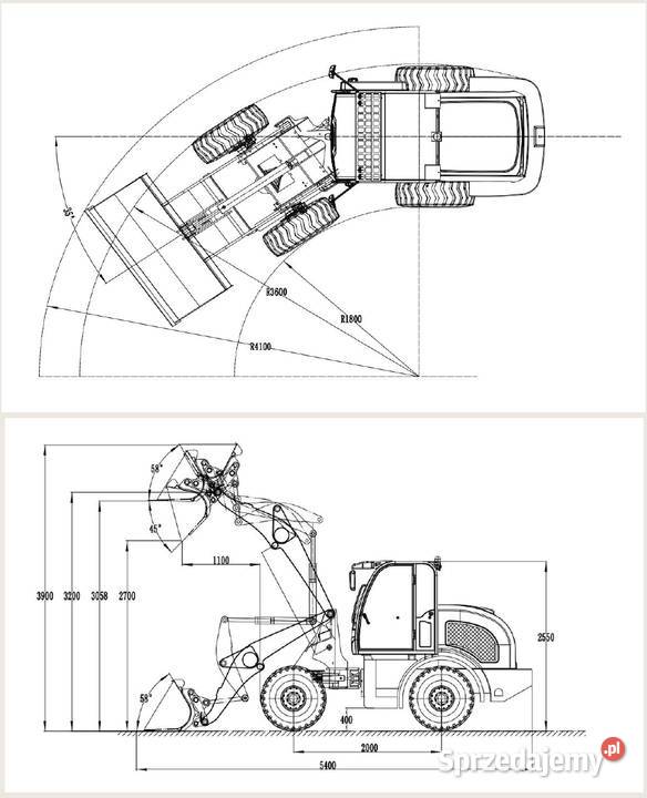 Ładowarka kołowa Hornet HMA 815 1800 udźwigu 4x4 Jutrosin sprzedam