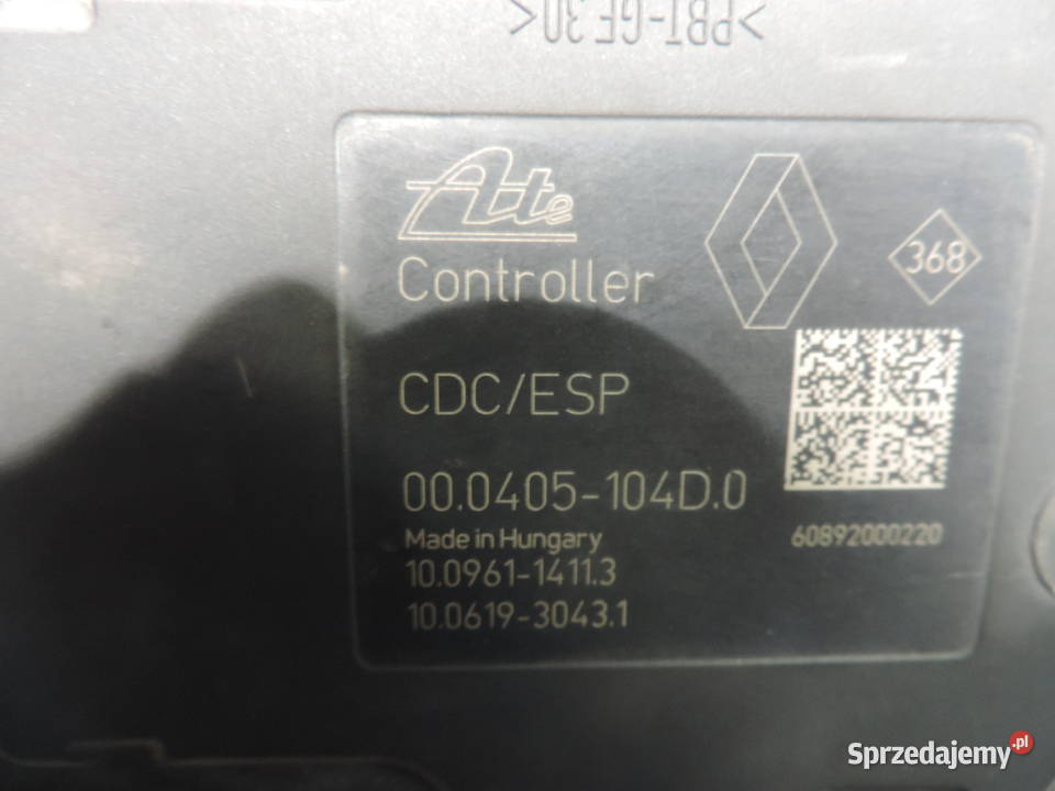 POMPA HAMULCOWA ABS RENAULT MEGANE III SCENIC Nowy Sącz sprzedam