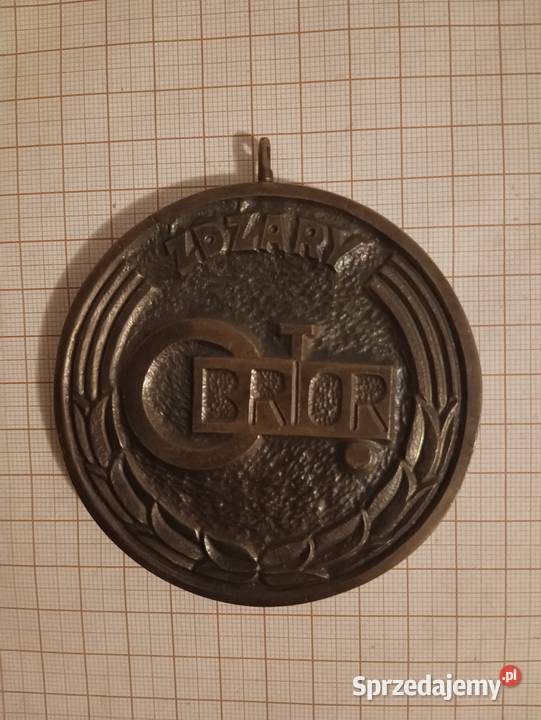 Żdżary medal rolniczy PRL OBRTOR wielkopolskie Kościan