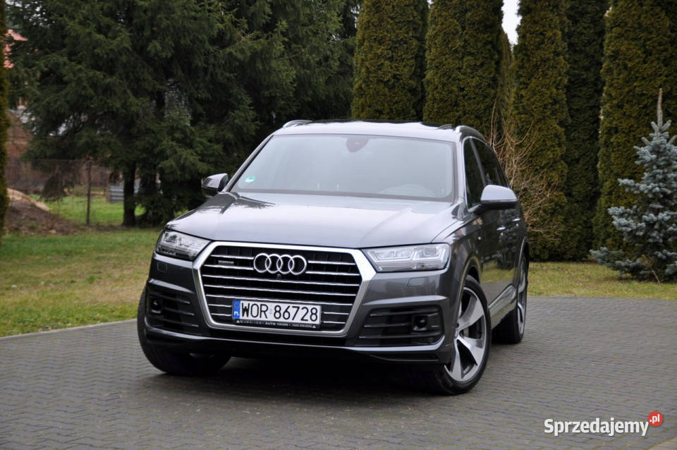 Audi Q7 30TDI272SlineFull mazowieckie Ostrów Mazowiecka