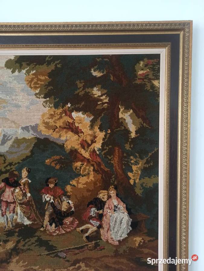 Obraz ręcznie haftowany Francja Budzyń sprzedam