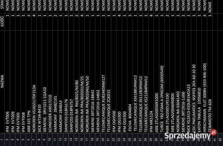 Okazja komponentyCNC PSI RPMPLC HMI SCADAPCB IC Kraków