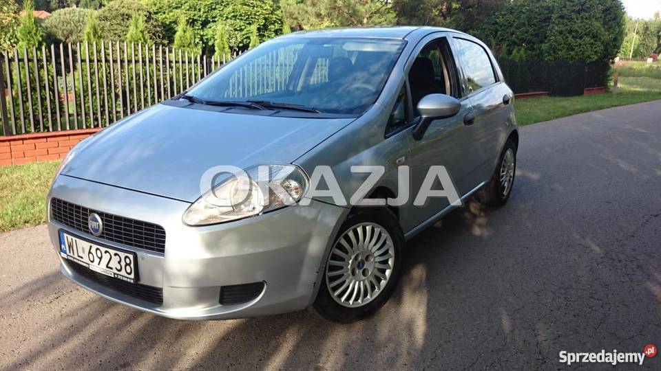 Fiat Grande Punto srebrny Mielec