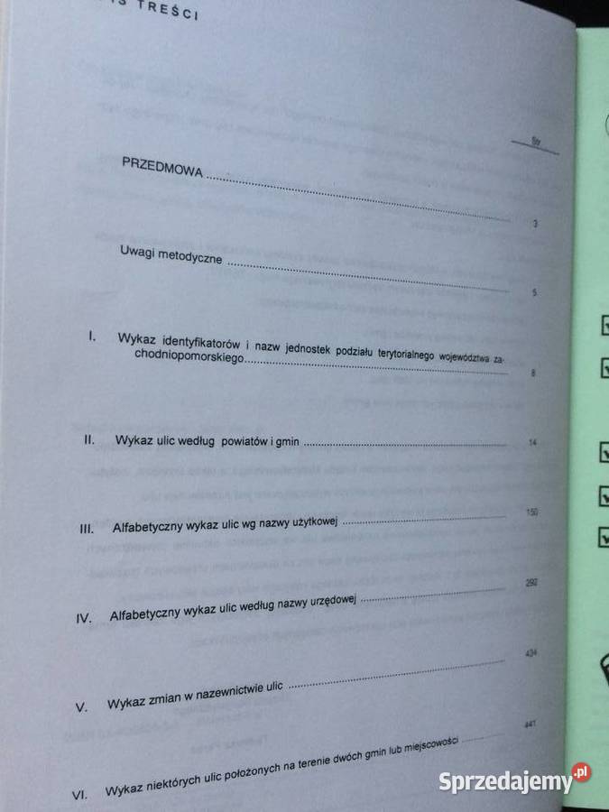 2711 Katalog Ulic Województwa Antykwariat zachodniopomorskie
