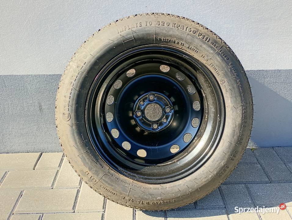 Nieużywane koło dojazdowe do FIAT STILO 12590R15 Orzesze