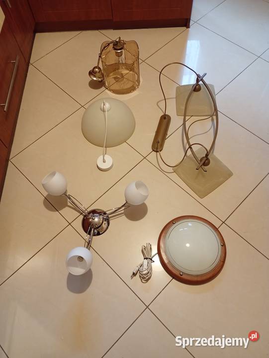 Lampy sufitowe wiszące 5 sztuk Kraków