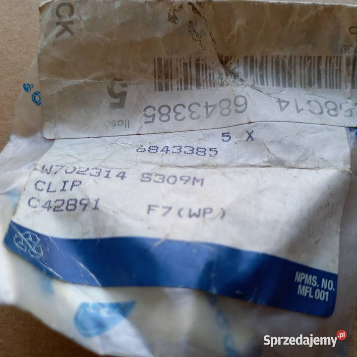 6843385W702314S309M Zacisk osłony cieplnej