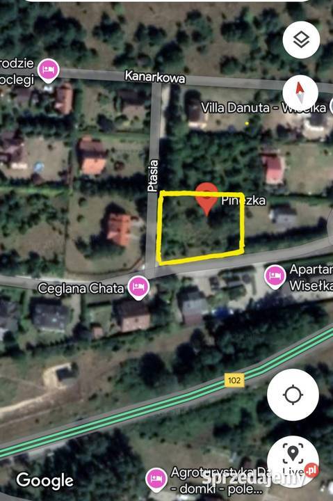 Działka morzem Wisełka prąd