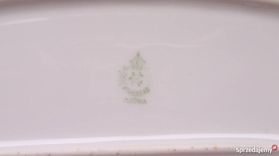 Patera stara antyczna Austria Karlsbad porcelana Bytom sprzedam