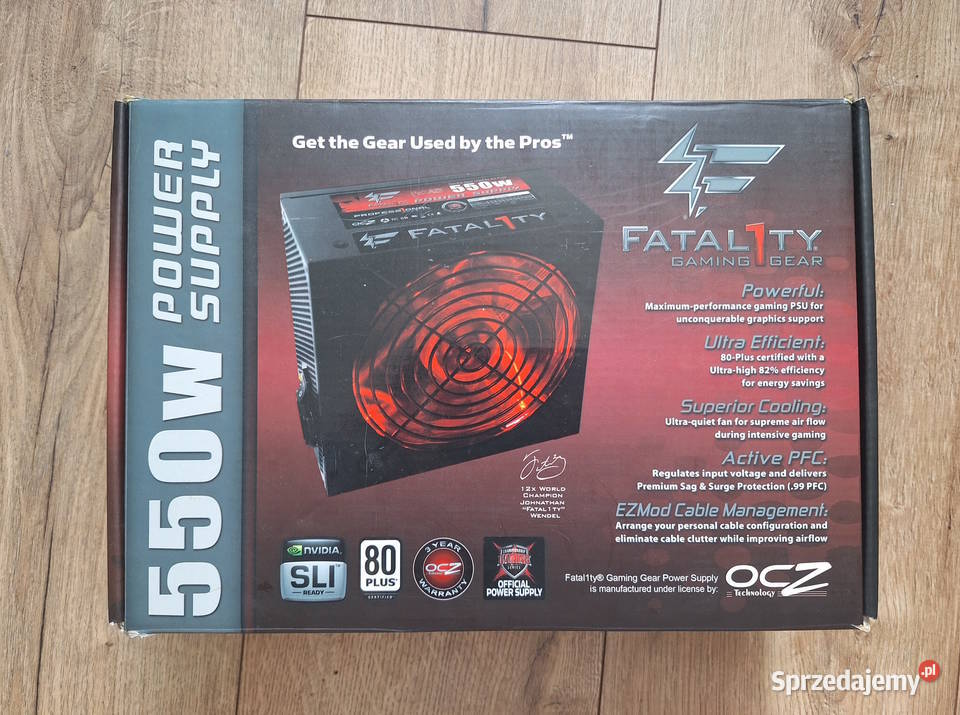 Zasilacz ATX OCZ FATAL1TY OCZ550FTY Professional Krosno sprzedam