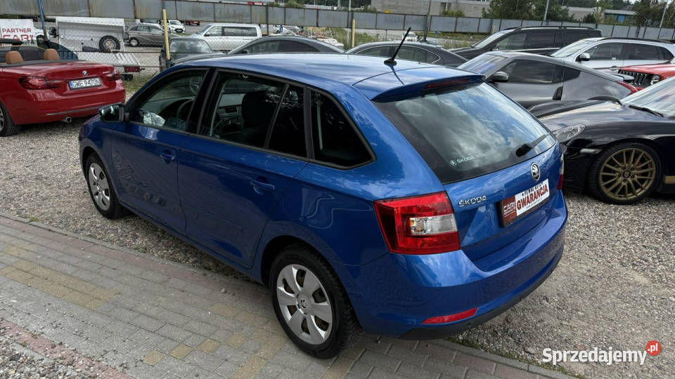 koda RAPID 12 tsi 90 salon Polska Serwisowany czujnik deszczu Gdańsk