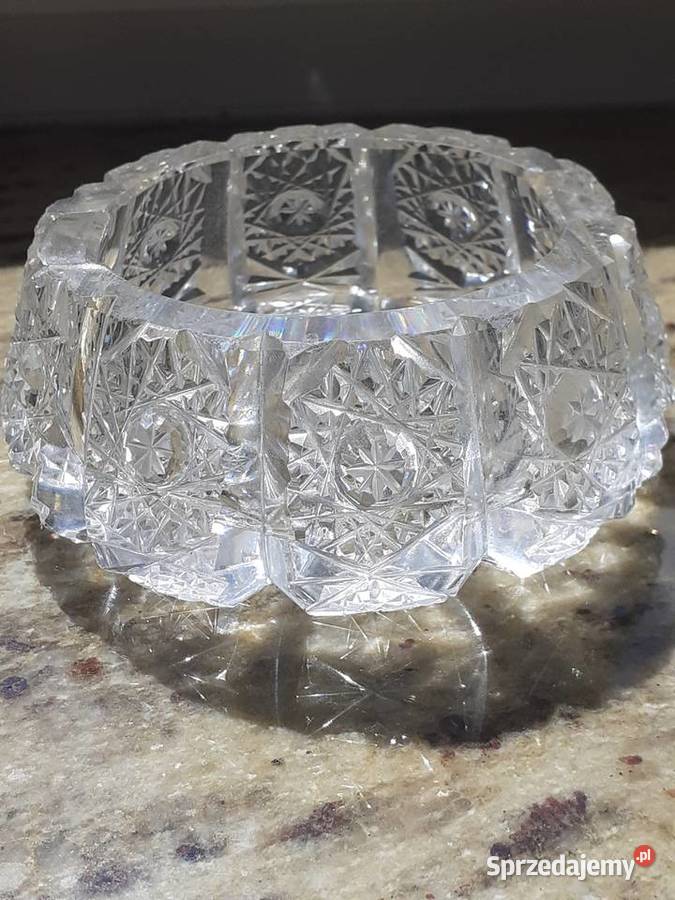 kryształowa popielniczka mini Gdańsk