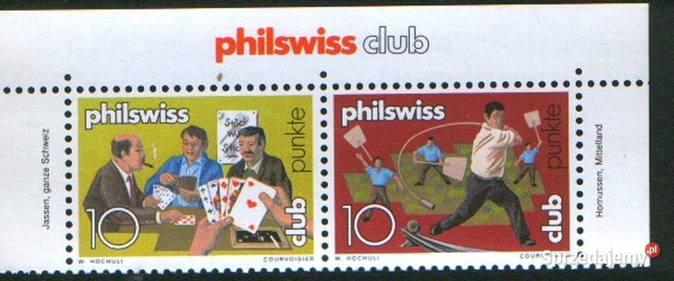 Zn Szwajcarja Winetk 2 części Filatelistyka Gliwice sprzedam