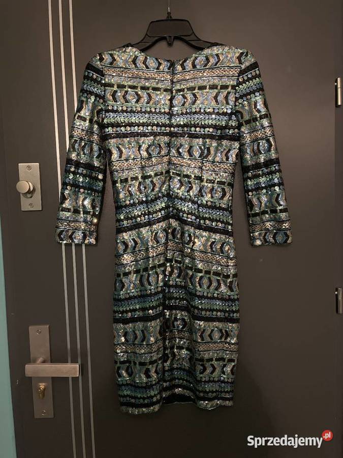 TFNC London sukienka koktajlowa mieniąca się Moda i Styl