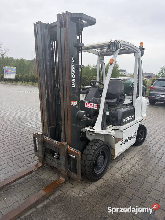 wózek widłowy NISSAN FG25 Triplex 49m przebieg gaz