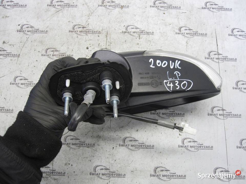 TOYOTA AVENSIS T27 III 10r lusterko prawe świętokrzyskie Kielce