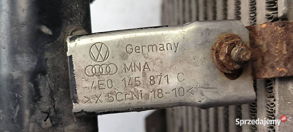INTERCOOLER AUDI A8 D3 4E0145805K LIFT Lipno