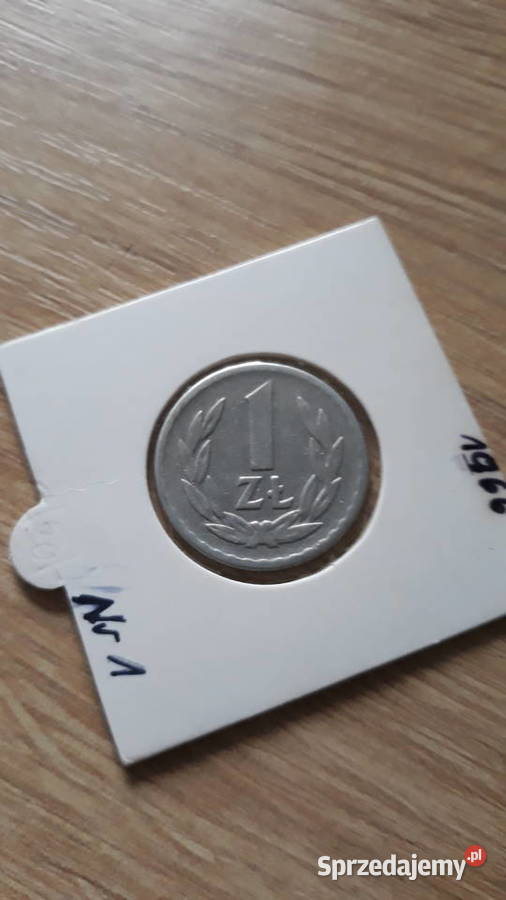 1 złoty 1966 rPRLRzadkość 1 Super stan Numizmatyka Konin