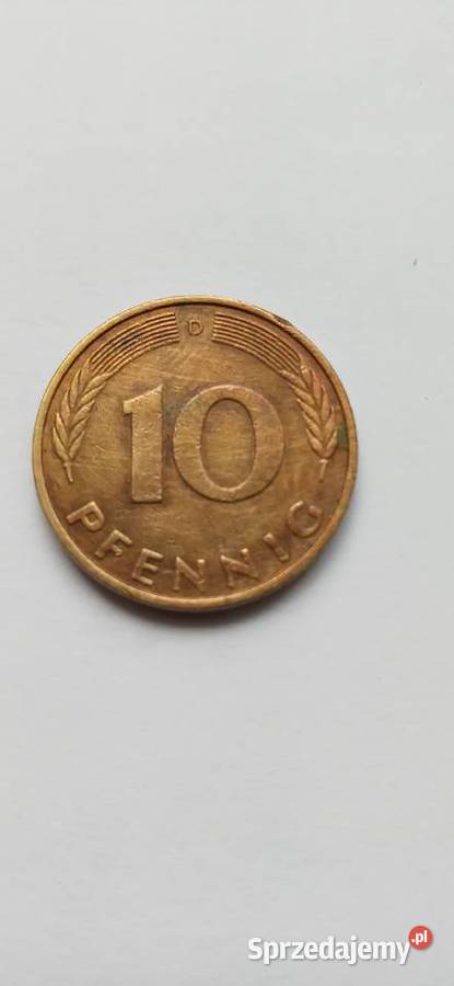 Moneta 10 pfennig 80r.