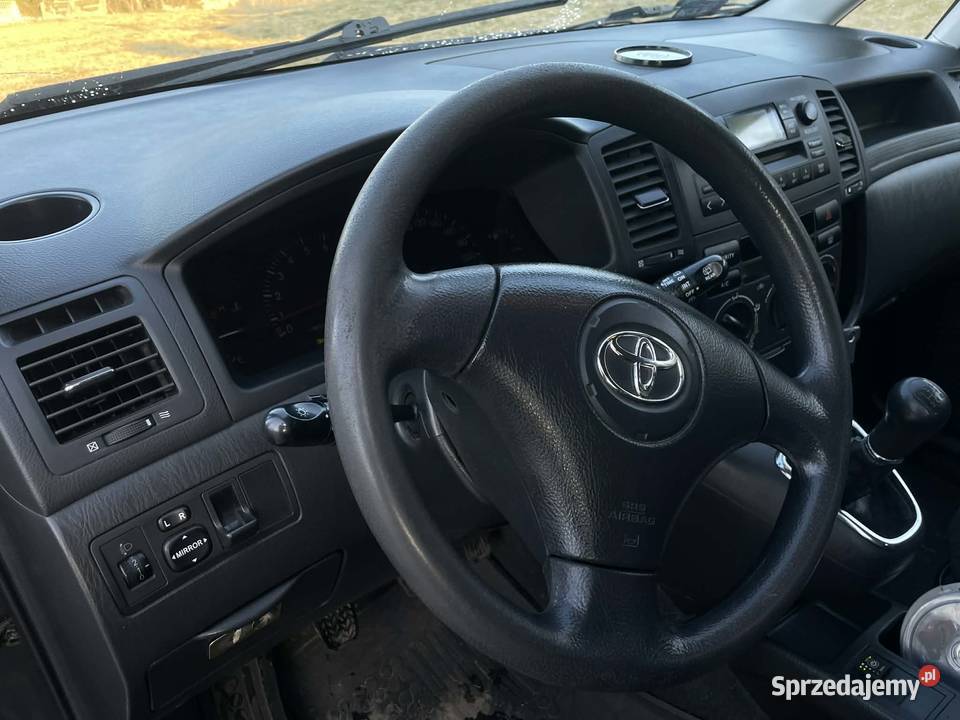 Toyota Corolla Verso 16 LPG 10lat jeden manualna warmińsko-mazurskie Nowe Miasto Lubawskie sprzedam