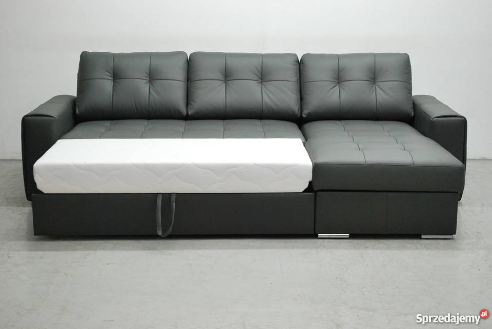 SKÓRA NATURALNA NAROŻNIK Z FSPANIA 6492 SZARY 275cm Poznań