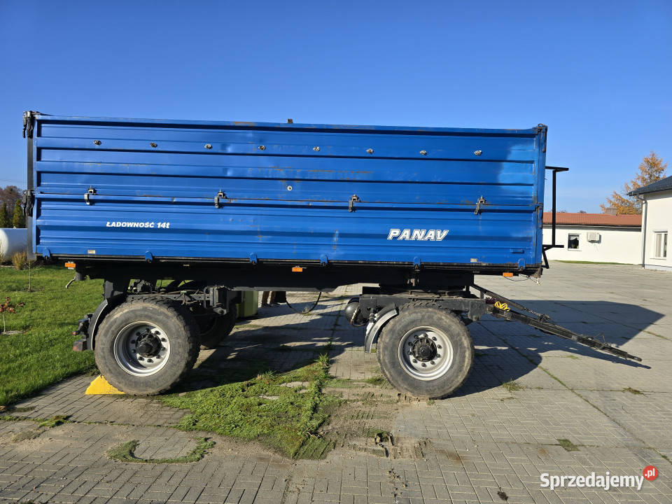 Przyczepa wywrotka PANAV 217 ładowność 14 ton Przyczepy rolnicze Jarkowo