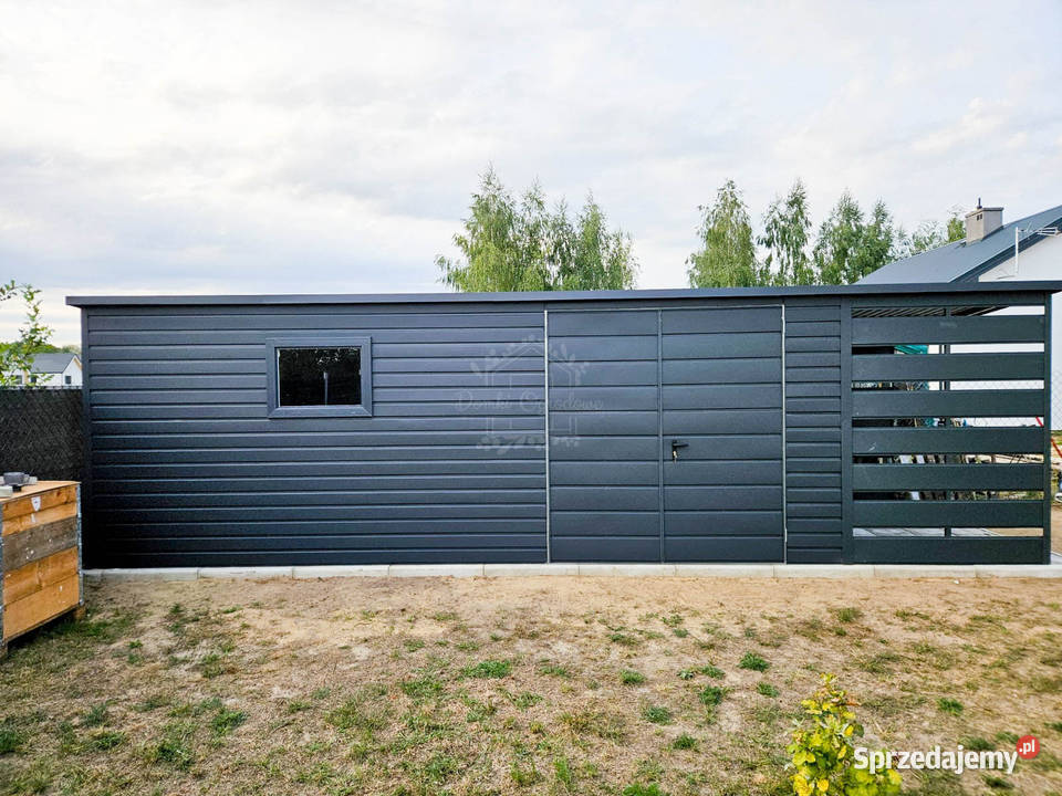 Schowek Domek Ogrodowy 65x25m wiata 15x25m okno warmińsko-mazurskie Mrągowo
