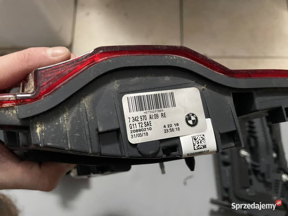 Lampy tylne BMW G12 ORI USA osobowe łódzkie Goszczanów
