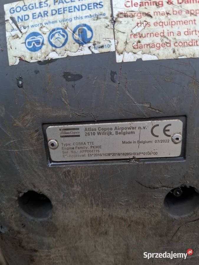Młot spalinowy wyburzeniowy udarowy Atlas Copco sprzedam