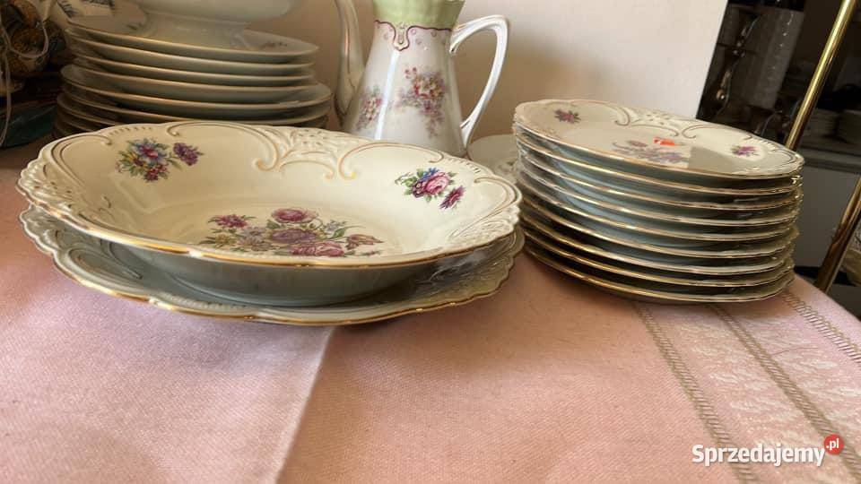 Patera TSyg Bareuther Bawaria Kwiaty na Porcelana i szkło pomorskie Gdańsk sprzedam