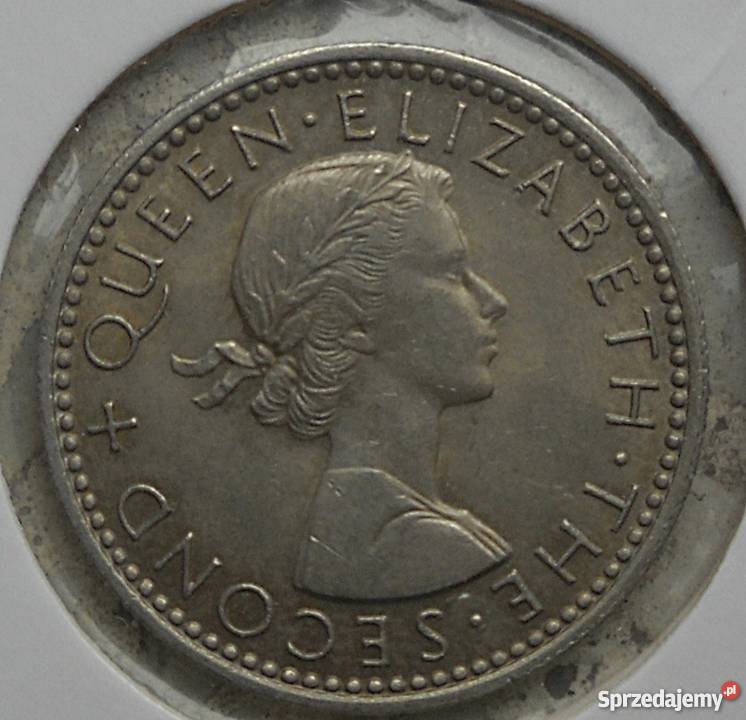 NOWA ZELANDIA SIXPENCE 1960 rPTAK Legionowo