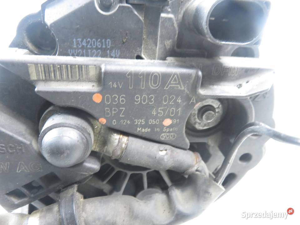 ALTERNATOR VW GOLF IV 1J1 16 FSI BAD 036903024A sprzedam