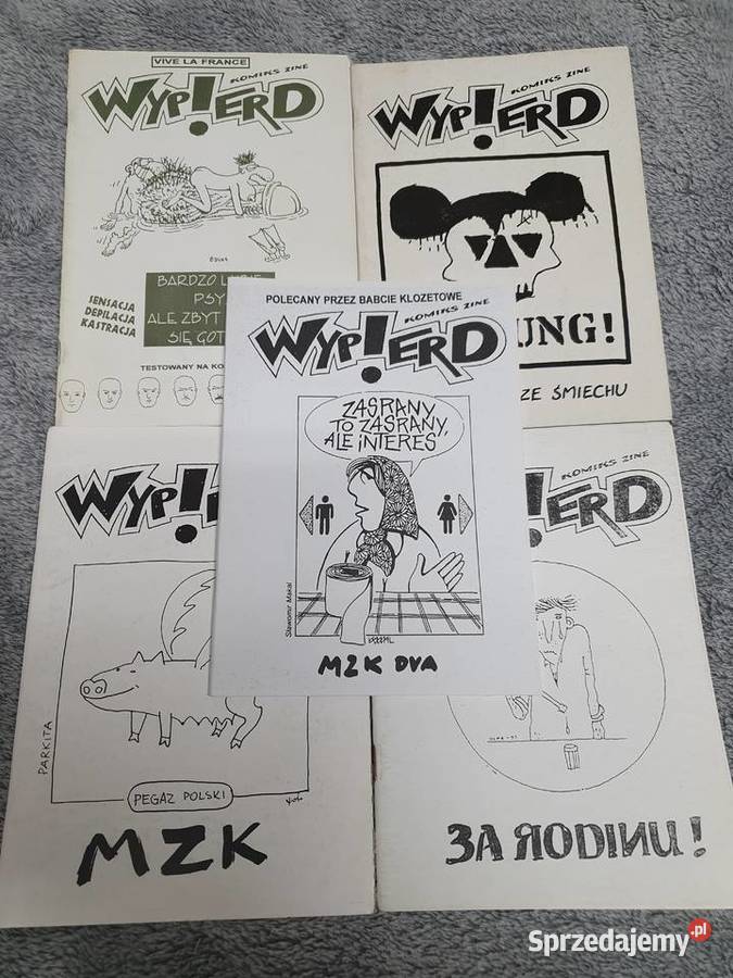Wypierd fanzin magazyn komiksowy zestaw 5 Gdynia