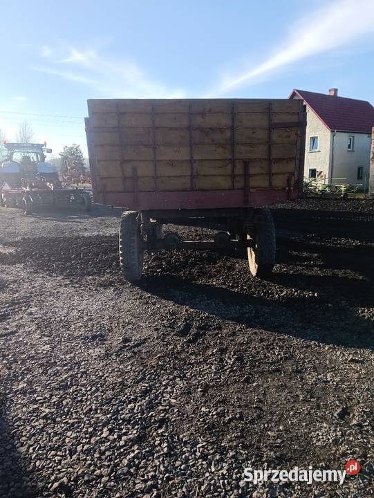 Przyczepa sztywna 6t nieuszkodzony Rolnictwo Godzieszów