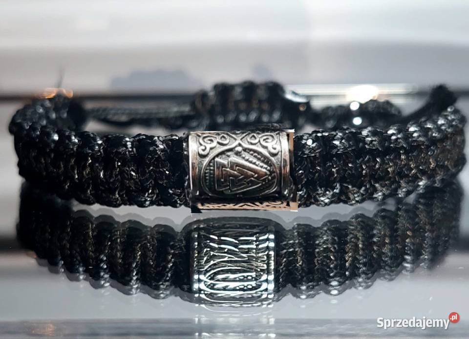 BRANSOLETKA RUNA VALKNUT DO WYBORU NA WYMIAR Zegarki i Biżuteria Kraków