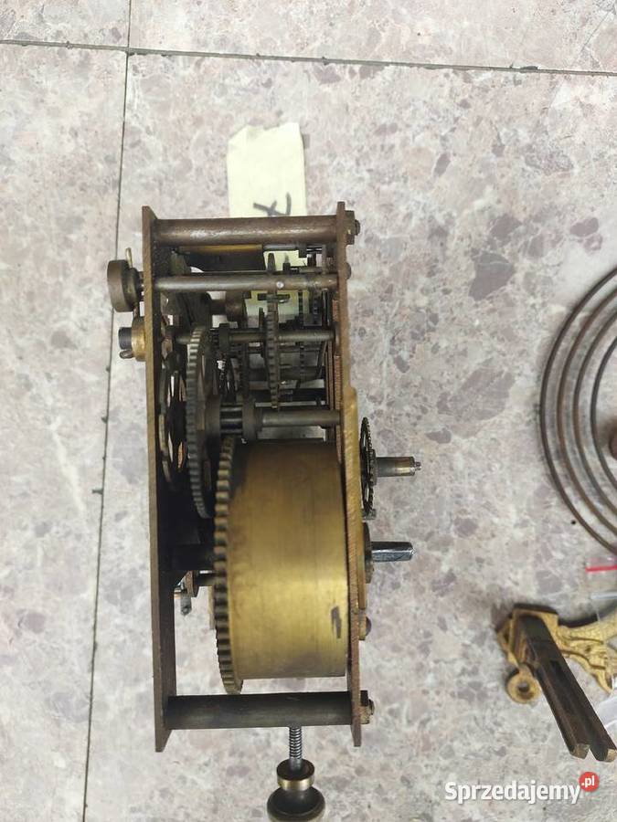 757 Mechanizm starego zegara ściennego Junghans pomorskie Tczew